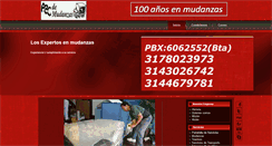 Desktop Screenshot of abcdemudanzas.com